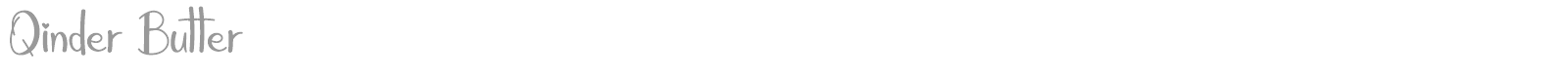 Qinder Butter font preview